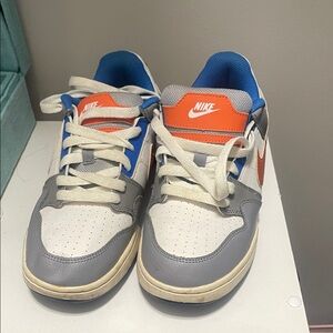 Nike Kids' Gray, Blue, and Orange Sneakers